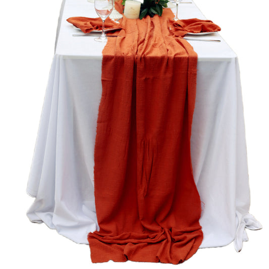 Nordic Decorative Cotton Linen Tablecloth Cross Border Wedding Party Napkin