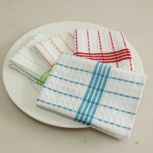 Cotton Waffle Dish Towel Dishcloth Kitchen Towel 30 30