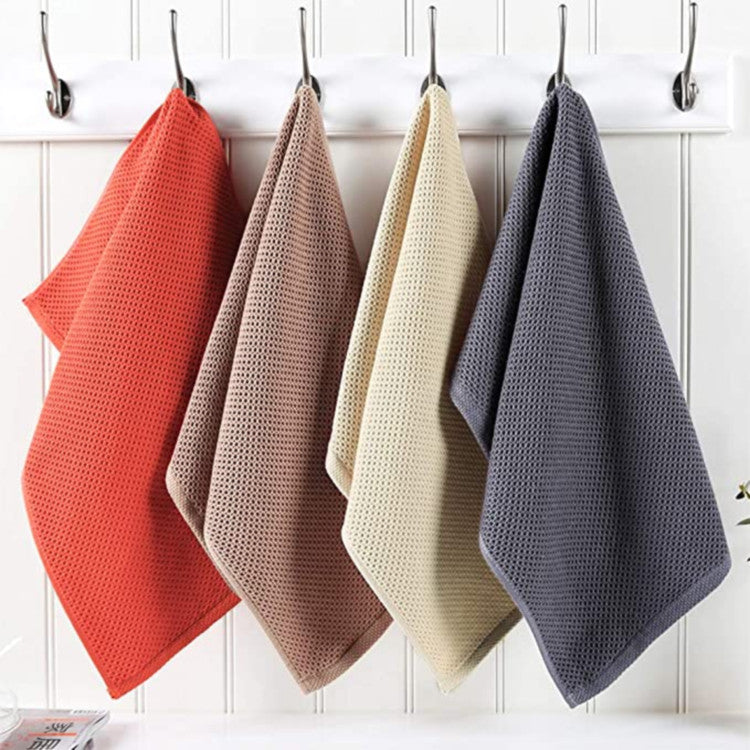 Cotton Hand Kitchen Towels Cotton Dish Cloths Waffle Kitchen